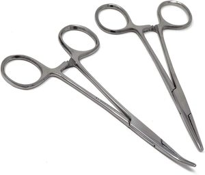 Moustique chirurgical Kocher Forceps Hémostatique droit Micro Instruments médicaux Étudiants en médecine - Product Image 2