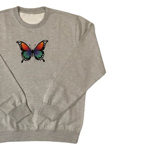 Sudadera de cuello redondo para mujer con logotipo impreso personalizado al por mayor, cuello alto, transpirable, suave, parche bordado, ribete en contraste de invierno - Product Image 4