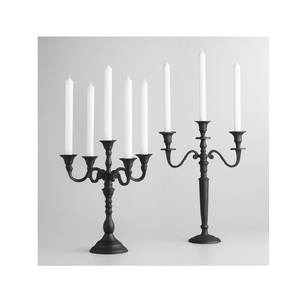 Portavelas de metal decorativos para huracanes, para uso en interiores y exteriores, ideales para bodas, fiestas, celebraciones e iluminación del hogar - Product Image 5