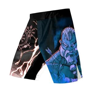 Pantalones Cortos de MMA Personalizados con Estampado Gráfico, 100% Poliéster Elástico, Descuento por Volumen, Sublimación, Uniforme Profesional para Club, Entrenamiento y Combate de Muay Thai - Product Image 1