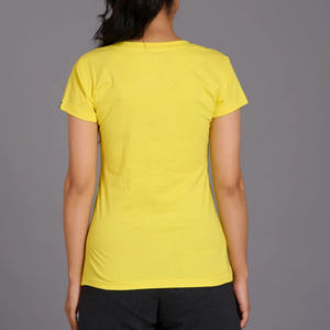 Transpirable casual verano elegante Color puro Slim Fit camiseta camisetas Tops mujeres 2025 camisetas de manga corta para niñas - Product Image 6