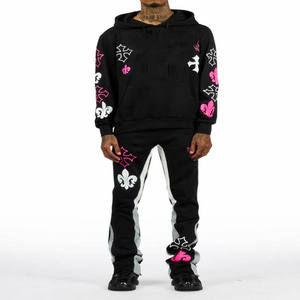 Ensemble de survêtement de jogging pour homme, tenue d'entraînement athlétique, tenue de course à pied, tenue de sport décontractée, tenue de sport confortable - Product Image 2