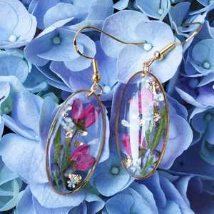 MN EXPORTS Fashion Resin & Natural Pearl <b>Drop</b> Earrings Colorful Handmade Islamic Design Women's Party Wear Jewelry - Product Image 4