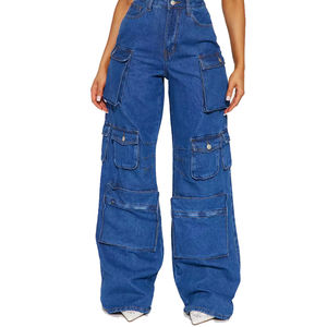Pantalon de rue unisexe personnalisé régulier de haut poids lourd pantalon de survêtement à jambes larges en coton délavé à l'acide peint au soleil droit - Product Image 1