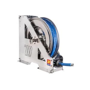 Meclube-Carrete de manguera automática de acero inoxidable AISI 304, resistente para agua 150 ° C Ø1/2 '', producto para el cuidado del coche - Product Image 1