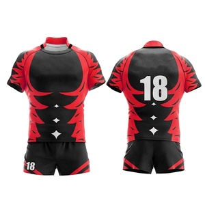 Conjunto de Jersey y Pantalones Cortos Elite Choice, Sublimado, Cómodo, Uniforme Profesional de Rugby - Product Image 4