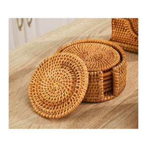 Vietnamese Natural Handwoven Handmade Rattan <b>Placemat</b> <b>Wicker</b> Table Decoration Sets/Rattan Plate Decor From 99 GD - Product Image 1