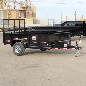 Nouveau tracteur à quatre roues d'occasion remorque à benne basculante hydraulique composants de base-moteur engrenage pour la construction-Cargo remorques utilitaires à vendre - Product Image 6