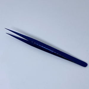Pinzas de Color azul de plasma Pinzas de pestañas de calidad fina de acero inoxidable Pinzas de pestañas de calidad superior rectas y curvas - Product Image 1