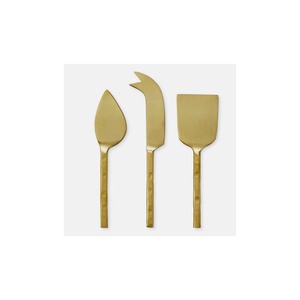 Gold Polished Mini Design <b>Cheese</b> <b>Set</b> New Arrival Personalized Custom logo <b>Cheese</b> <b>Set</b> Stainless Steel Butter Spreader and Slicer - Product Image 4