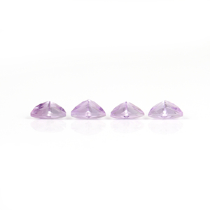 Triángulo en forma de 10MM amatista Rosa Natural de alta calidad corte facetado piedras preciosas sueltas al por mayor para la fabricación de joyas - Product Image 3