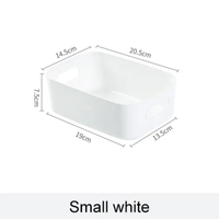 Boîte de rangement pour cosmétiques de bureau Panier de rangement pour collations en plastique Boîte de rangement pour la cuisine domestique