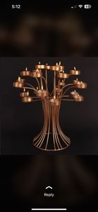 Centros de mesa de boda de Navidad decoración pequeña vela votiva soporte oro cristal té luz candelabros - Product Image 4
