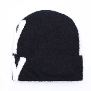 Nuevo Diseño 2026, Gorros de Invierno 100% Acrílicos, Gorros Personalizados con Estampado Jacquard, Gorros Unisex de Mohair Coloridos - Product Image 2