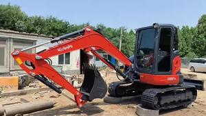 Excavadora usada Kubota de 5 toneladas, mini excavadora sobre orugas, excavadora Kubota a la venta en buenas condiciones - Product Image 5