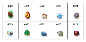 Most Beautiful Unique Dotted Decoration Glass <b>Beads</b> <b>for</b> <b>Jewelry</b> <b>Making</b> Premium Quality Dotted Glass <b>Beads</b> <b>for</b> Bracelet <b>Making</b> - Product Image 3