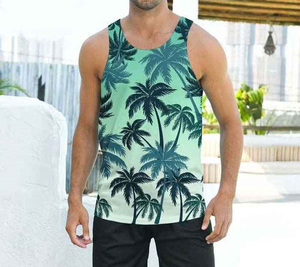 Confortable hommes Sublimation débardeur respirant vente chaude léger pas cher taux Sublimation débardeur avec dans les dernières conceptions - Product Image 3