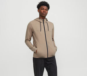 Vente en gros de sweats à capuche personnalisés avec impression bouffante, logo, épais, 430 g/m², avec fermeture éclair intégrale, surdimensionnés, unis - Product Image 1