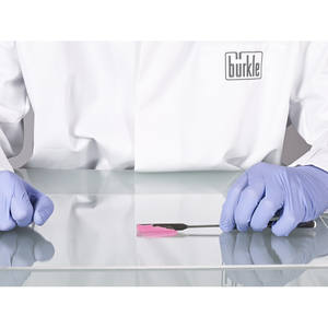 Espátula de Acero Inoxidable para Líquidos, Polvos y Granulados, Herramienta de Laboratorio Práctica - Burkle GmbH, Hecho en Alemania - Product Image 2