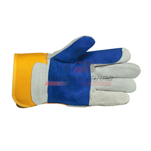 Gants et mitaines de travail d'hiver en cuir en acrylique avec logo personnalisé Gants et mitaines de sécurité d'extérieur pour hommes avec logo personnalisé - Product Image 4