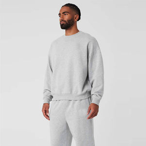 Sweat-shirt à col rond pour homme-Pull décontracté doux et confortable pour un usage quotidien, parfait pour la superposition en automne et en hiver - Product Image 2