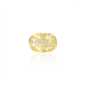 Zafiro Amarillo Natural - 8.94 Quilates, Corte Ovalado Facetado con Variedad de Color Peridoto, Formas de Piedras Preciosas que Incluyen Marquesa y Alejandrita - Product Image 1