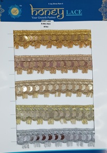 Encaje bordado floral colorido - Product Image 5