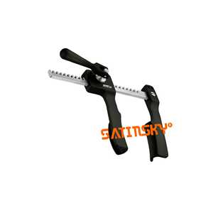 Retractores RIB CASTAEDA para Recién Nacidos, 120 mm, Línea Negra, Instrumento Manual de Alta Calidad, Sistema de Artroplastia de Cadera THA Anterior, CE - Product Image 1