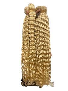 Cheveux vierges vietnamiens birmans non traités trame ondulée droite naturelle crue vendeurs de cheveux humains indiens génie vietnamien vague de corps - Product Image 2