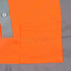Venta al por mayor de manga larga OEM ropa de trabajo de secado rápido Hi Vis seguridad Polo camiseta reflectante trabajo construcción reflectante polos - Product Image 4