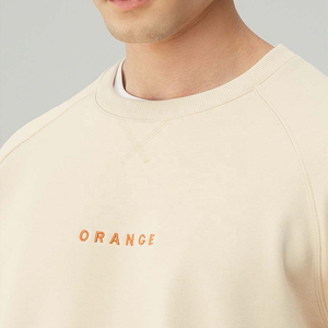 OEM เย็บปักถักร้อยที่กําหนดเองโลโก้เสื้อสเวตเตอร์คอกลมผ้าฝ้ายเสื้อสเวตเตอร์คอกลมแบบกําหนดเอง - Product Image 2