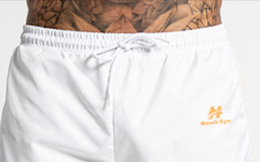 กางเกงขาสั้นตาข่ายโพลีเอสเตอร์สองชั้นของผู้ชายมีกระเป๋า5นิ้วระบายอากาศแบบลำลองออกแบบโลโก้ได้ตามต้องการ - Product Image 6