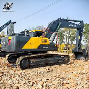Excavatrice sur chenilles Volvo EC290 d'occasion, 29 tonnes, godet de 1,3 m³, marque suédoise d'origine, grande excavatrice de chantier, faible nombre d'heures, certifiée CE - Product Image 6