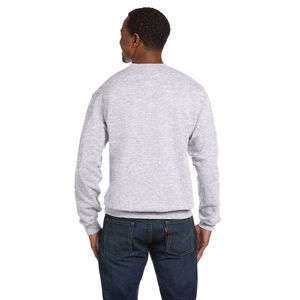 OEM personalizado en blanco Mock Neck Plain French Terry serigrafía 100% algodón pulóver cuello redondo sudadera Jumper para hombres - Product Image 2