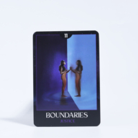Jeu de cartes Oracle personnalisées avec de magnifiques créatures, impression CMYK PMS, bords dorés, papier de qualité supérieure, boîte cadeau, tarot