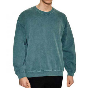 Sudaderas y Hoodies Básicas de Algodón 100% para Hombre, Estilo Casual, con Estampado Gráfico, Cuello Redondo, Talla Grande, Lavado Ácido, en Oferta - Product Image 4