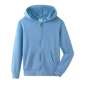 Sudadera con capucha de gran tamaño de algodón polar de alta calidad para mujer, ropa de calle bordada, sudadera informal con cremallera completa, sudadera holgada - Product Image 1