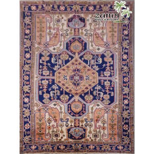 Tabriz Style <b>Wool</b> Rug Traditional Floral Design Artisan <b>Crafted</b> Luxury Area Carpet Vintage Home Decor Elegant Floor Covering - Product Image 1