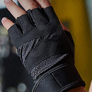 Gants de fitness en cuir respirant sur mesure OEM pour l'entraînement d'haltérophilie et de musculation pour la salle de sport, les sports et l'extérieur unisexes - Product Image 6