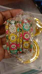 Meilleures ventes de bracelets de mode Kundan Latkan de designer Travail de pierre exquis pour les vêtements traditionnels et de fête directement de l'Inde - Product Image 2