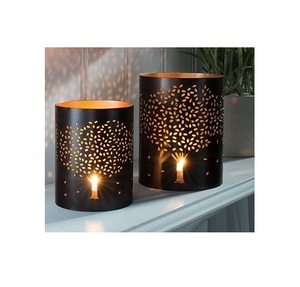 Bougeoir votif en fer décoratif de qualité supérieure pour une atmosphère romantique aux chandelles à la maison - Product Image 6