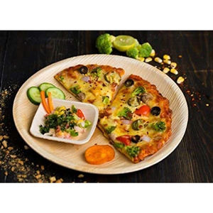 Platos desechables redondos compostables biodegradables, vajilla ecológica para fiestas, bodas, eventos y uso doméstico - Product Image 3