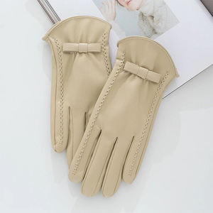 100% gants de robe en cuir véritable pour femmes mode gant en cuir de qualité supérieure conception personnalisée gant de robe en cuir véritable - Product Image 2