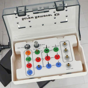 Kit de Extracción de Tornillos Dentales Rotos sin Daños, Guía de Perforación para Implantes, Extractor Quirúrgico Manual de Acero Inoxidable - Product Image 4