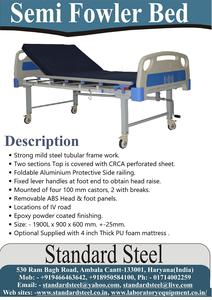 ISO Certified Two-Section Manual Adjustable Steel Metal Iron Cot <b>Hospital</b> Patient Care Furniture <b>Bed</b> - Product Image 3
