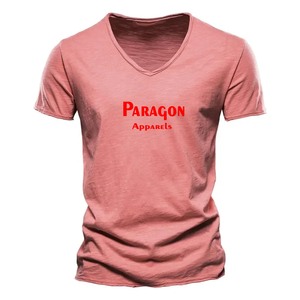 Streetwear lourd blanc Vintage lavé t-shirt hommes Boxy recadrée surdimensionné en détresse t-shirt - Product Image 1