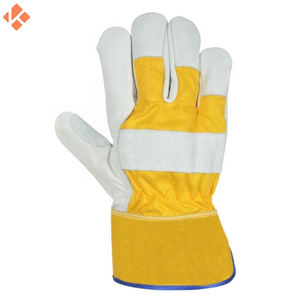 ถุงมือทำงานหนังแพะแบบกำหนดเอง รุ่น Safety 707  มีถุงมือหนังสำหรับงานหนักสำหรับฤดูหนาวด้วย - Product Image 3