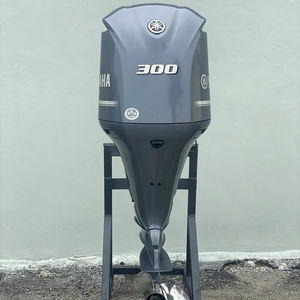 Motor fueraborda industrial usado limpio de 300hp, 4 tiempos, eje de 25 pulgadas, para bricolaje, OEM, ODM - Product Image 1