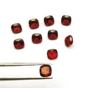 โกเมนธรรมชาติ 5 มม.เบาะด้าน 0.8 cts Iroc ขายคุณภาพสูงสีแดงโกเมนหลวมอัญมณีผู้ผลิตผู้ผลิตผู้ส่งออก - Product Image 5