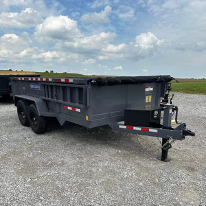 Livraison gratuite 6X12 10000 GWR Remorque à benne basculante Pompe 12V pour le travail et l'agriculture Compacte, solide et facile à remorquer - Product Image 6